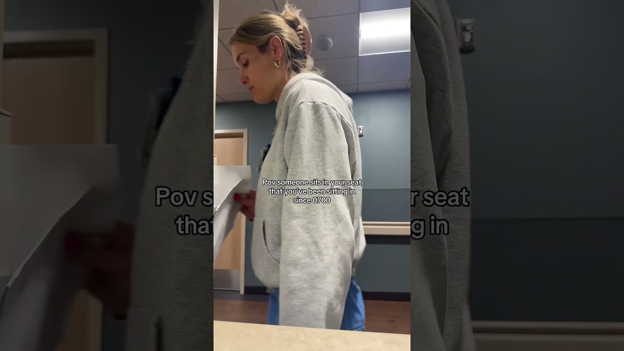 The unspoken rule of the nurse's station 😤💻 #nursehumor #nursing #humor