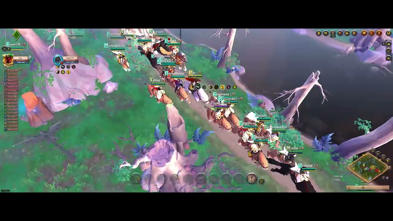 Albion Online OCCUL STAFF  Malevolent vs Huadabin then gang up on snow forest dogs