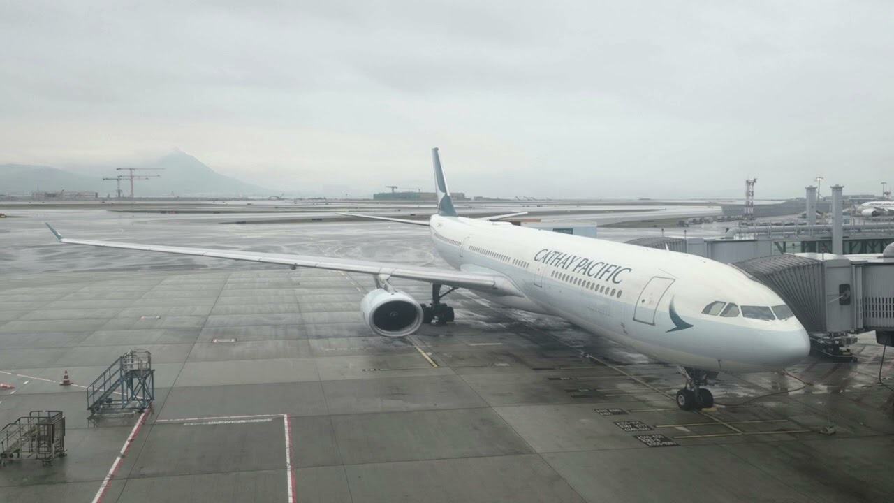 國泰航空 CX452 香港飛往高雄 飛行廣播 Cathay Pacific Airways CX452 Hong Kong To Kaohsiung Flight Announcement