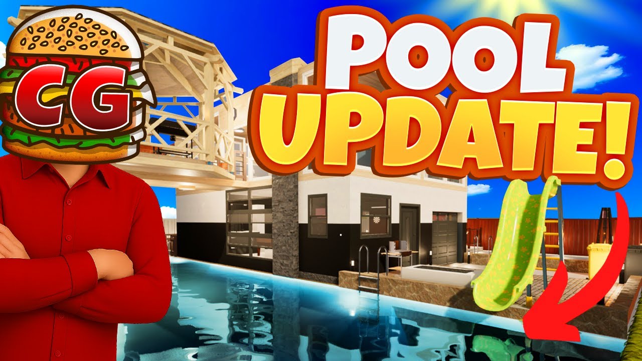 The New Update Let Us Build an INSANE Pool! (House Flipper 2)