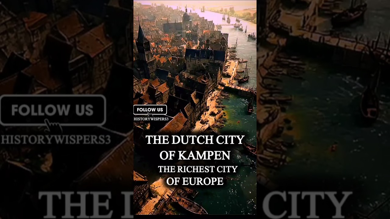 The Dutch city of Kampen,the Richest of Europe of its time #history #facts #worldhistory #historia