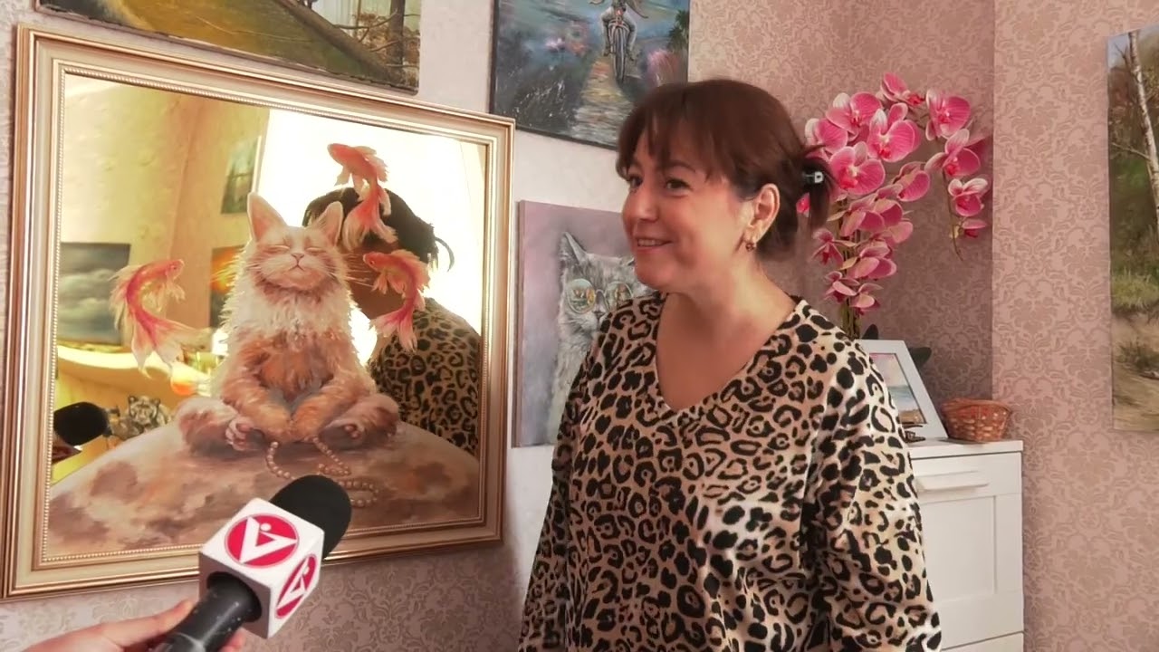 Владимирская художница Марина Прозоровская в 20-градусный мороз обливается холодной водой