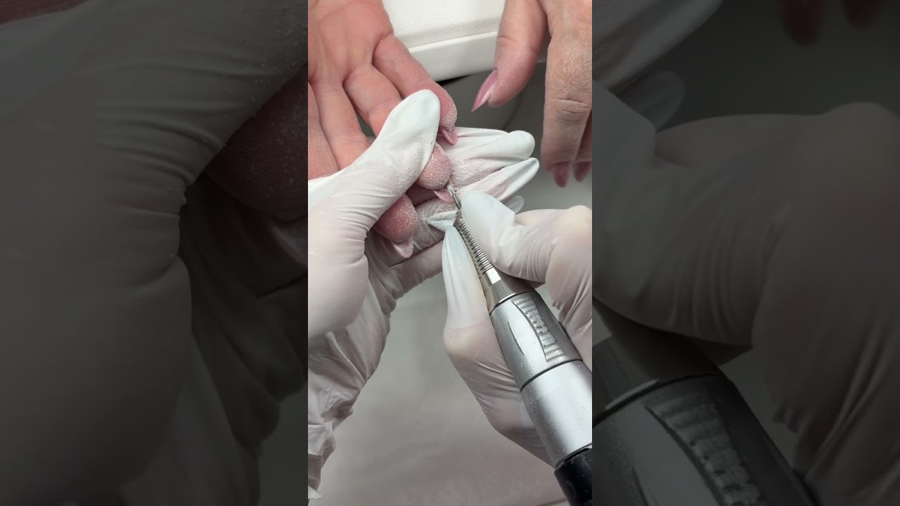 Коррекция ногтей, процесс работы с клиентом до-после 💅🏻