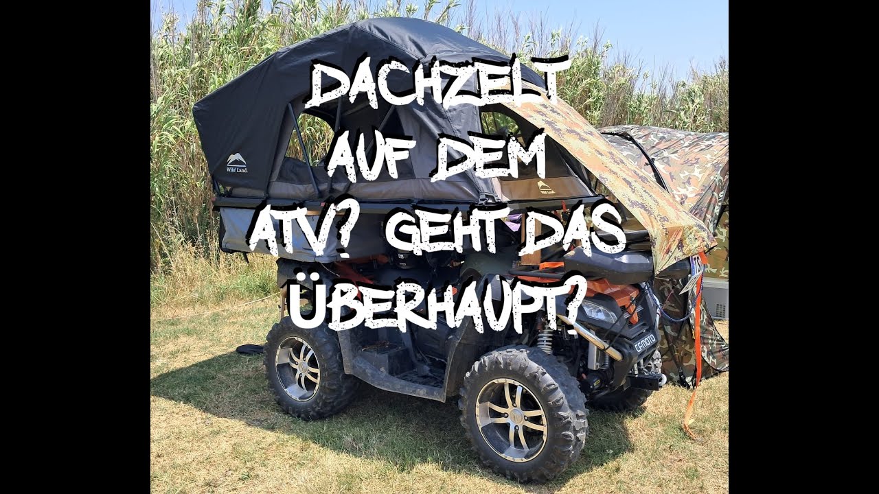 Quad - ATV Dachzelt - kleinster Offroad Camper der Welt?