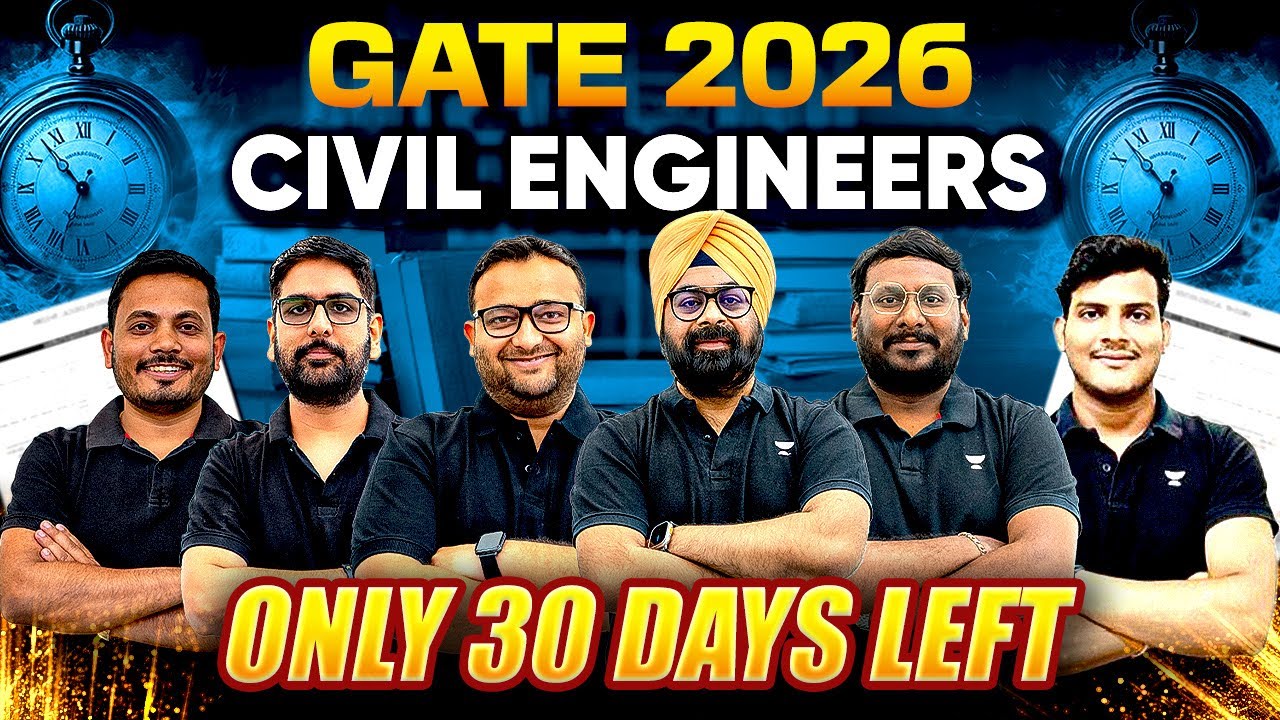 GATE 2026 Civil | What to Do in the Last 30 Days? (Complete Plan)