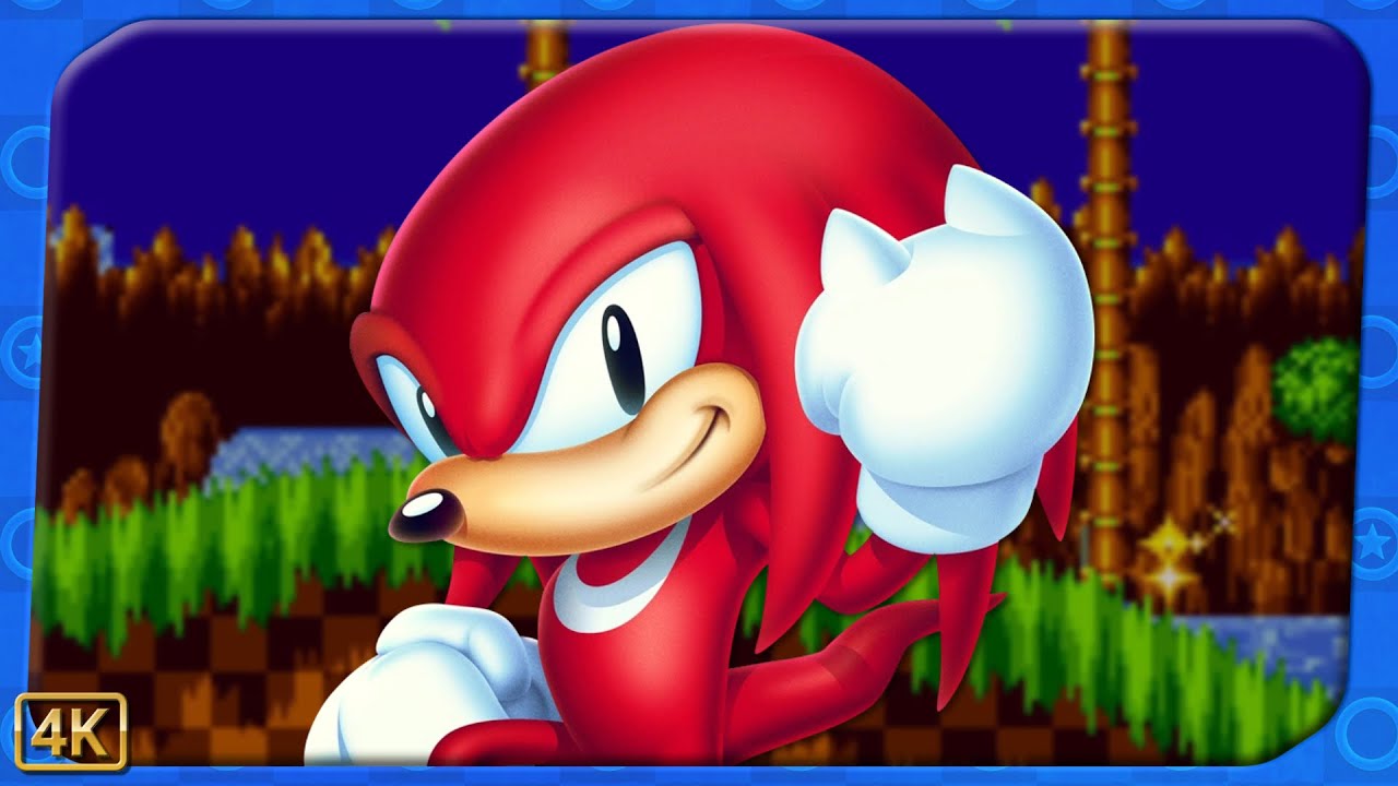 Sonic Mania Plus ⁴ᴷ Full Playthrough 100% (All Chaos Emeralds) Knuckles gameplay