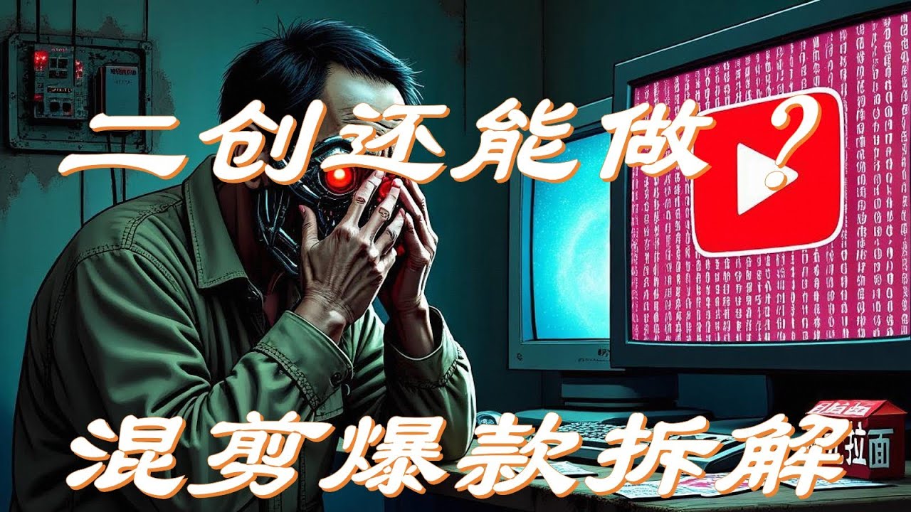 为什么二创越来越难做了 2025混剪趋势全解读二创博主正在消失 我们拆解二创的爆款案例，平台封杀二创 其实还有这些灰色空间，拆解反应类视频的混剪逻辑 比你想的简单
