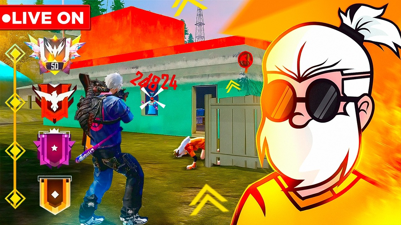 FREE FIRE AO VIVO 🔴 DO DIMA 3 AO MESTRE 2 EM 6 HORAS  🔴 YELLOWTV AO VIVO