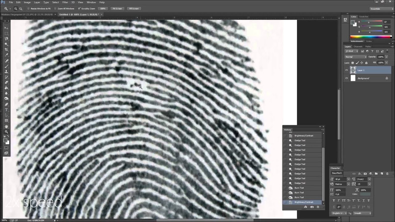 Fingerprint Clean Up