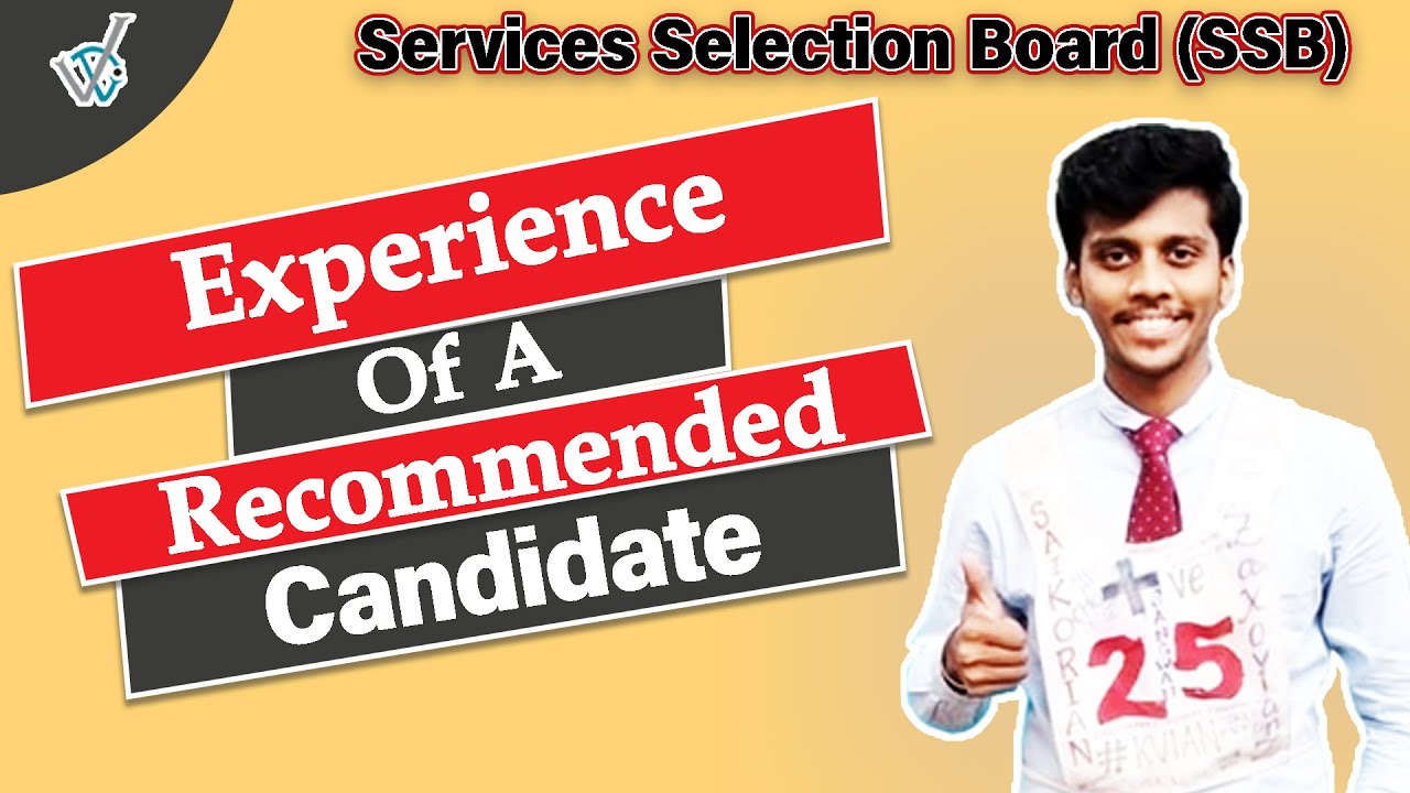 Experience Of A Recommended Candidate | SSB interview | Indian Army | Services Selection Board | SSB