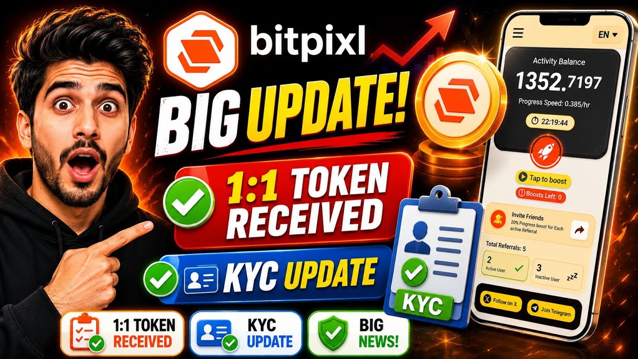 BITPIXL BIG UPDATE 🚀 1:1 TOKEN RECEIVED + KYC UPDATE CONFIRMED | HUGE NEWS!