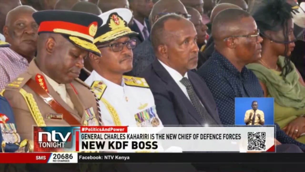 General Charles Kahariri appointed Kenya's Chief Of Defence Forces, Omenda vice