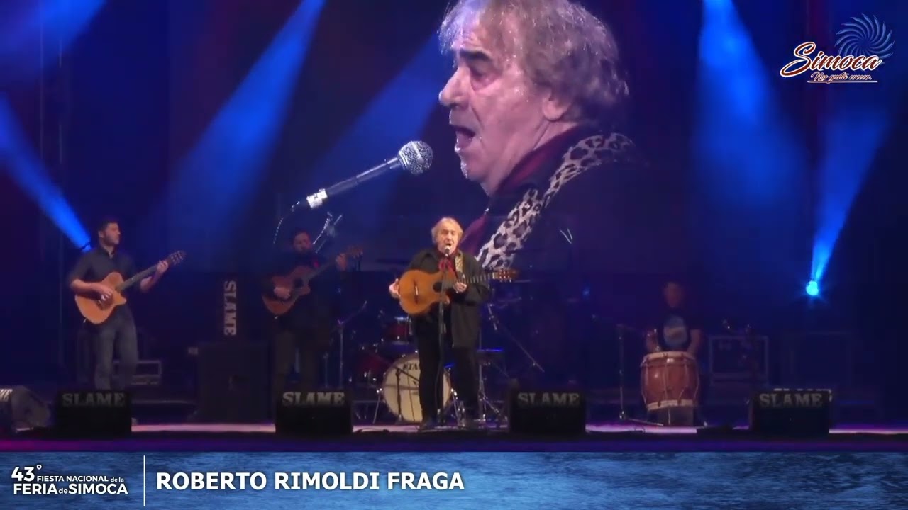 Roberto Rimoldi Fraga en la Fiesta nacional de la feria en Simoca 08/07/2023