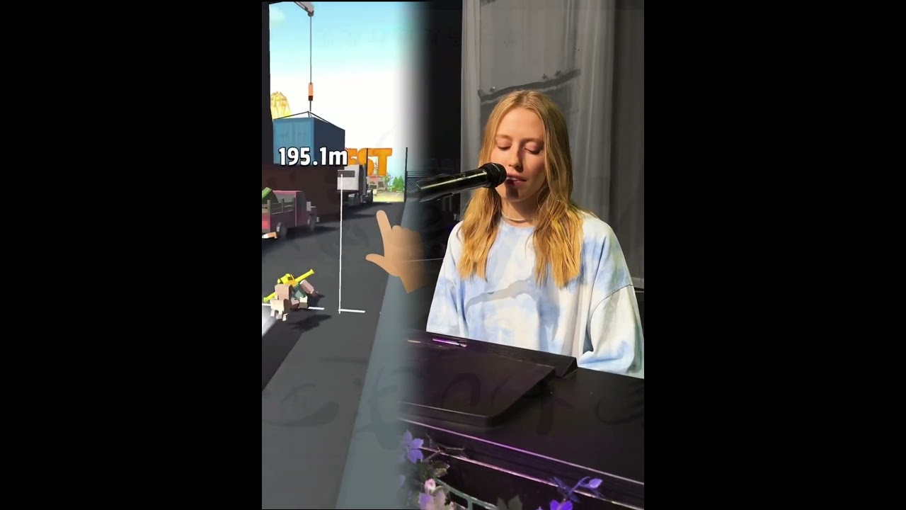 »Ich mag dich« beim Soundcheck 💜 5 Minuten vor Einlass 🥰 