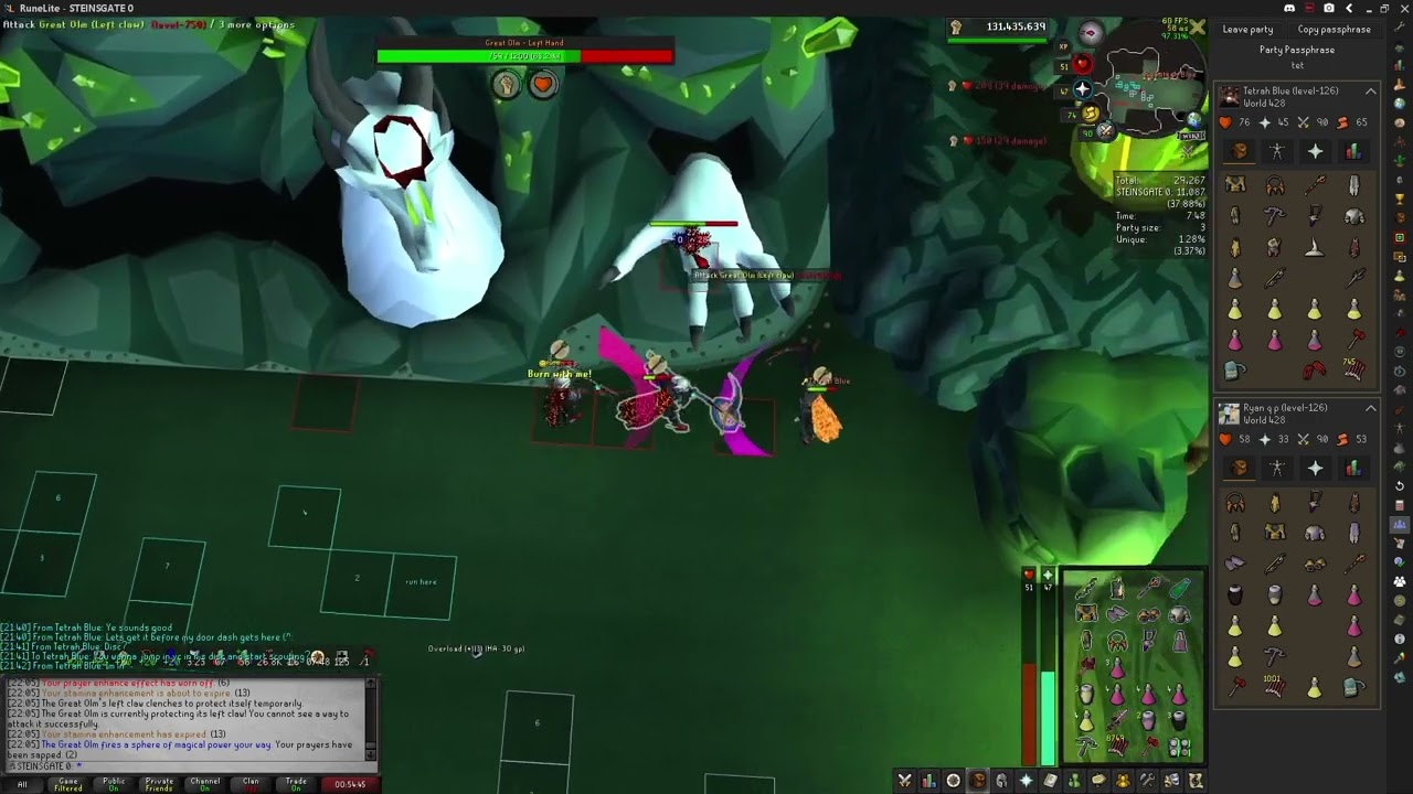 OSRS Cox Trio GM Speed Runner