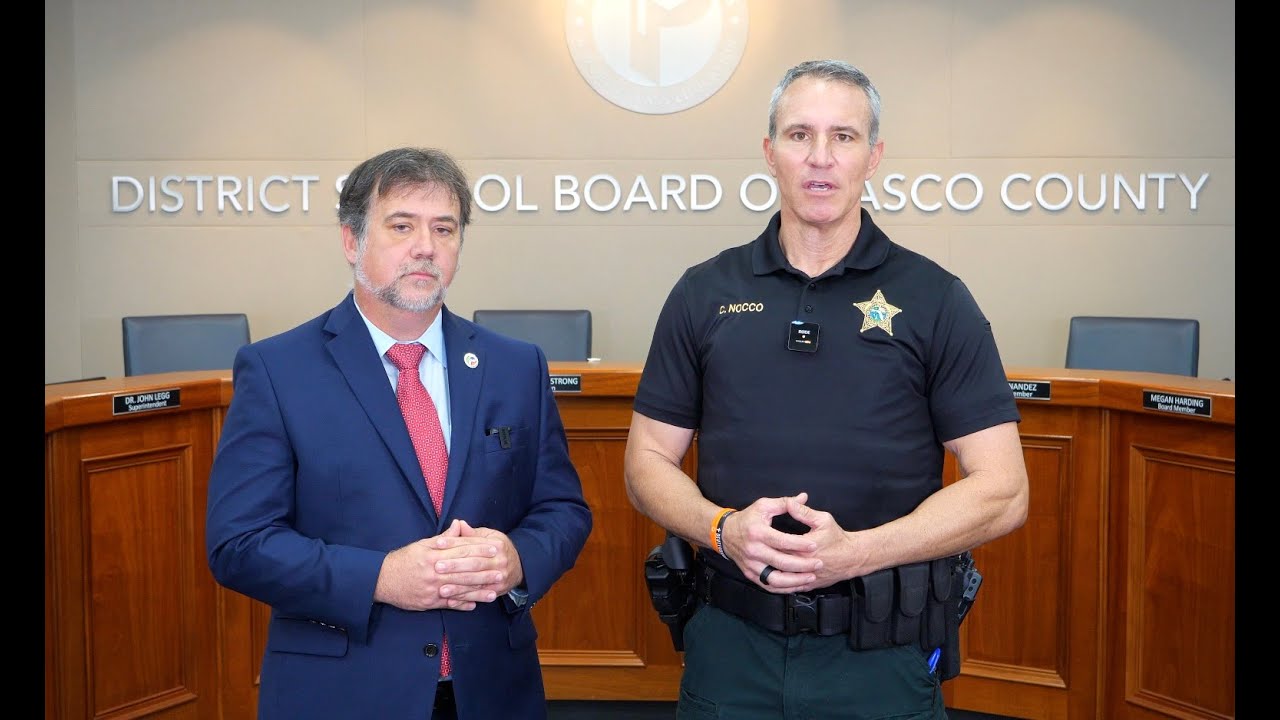 School Safety with Superintendent Legg and Sheriff Nocco