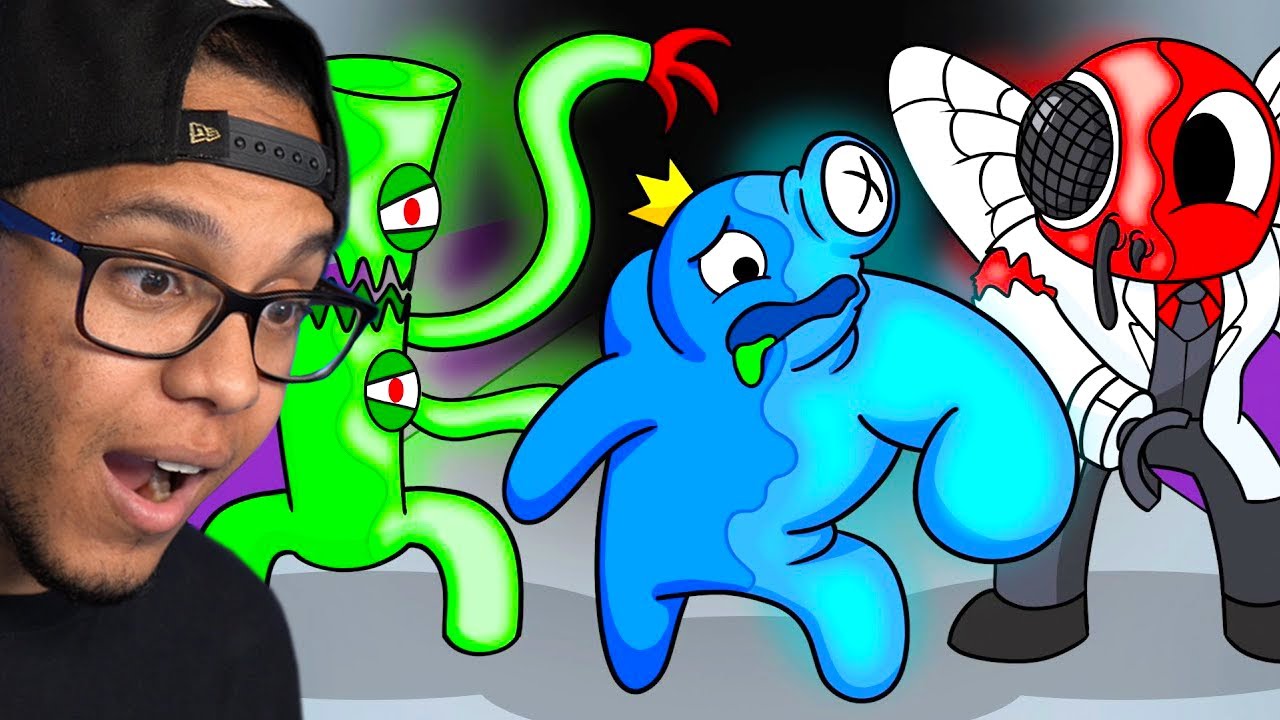 Reacting to RAINBOW FRIENDS, but They're MUTANTS!