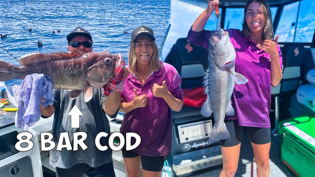 Taught her how to fish...and caught 8 BAR COD