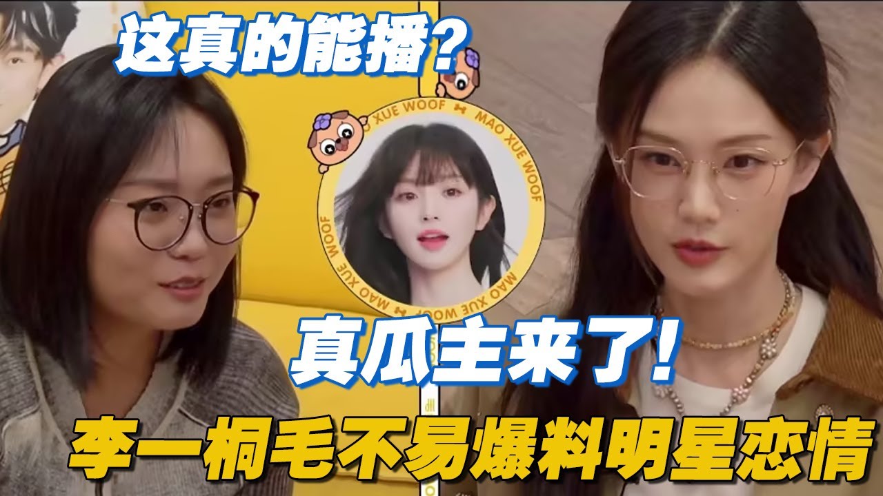 真瓜主来了！李一桐毛不易爆料娱乐圈猛料，雪琴火速拉群解码！#毛雪汪 #毛不易 #李雪琴 #李一桐 #搞笑 #综艺