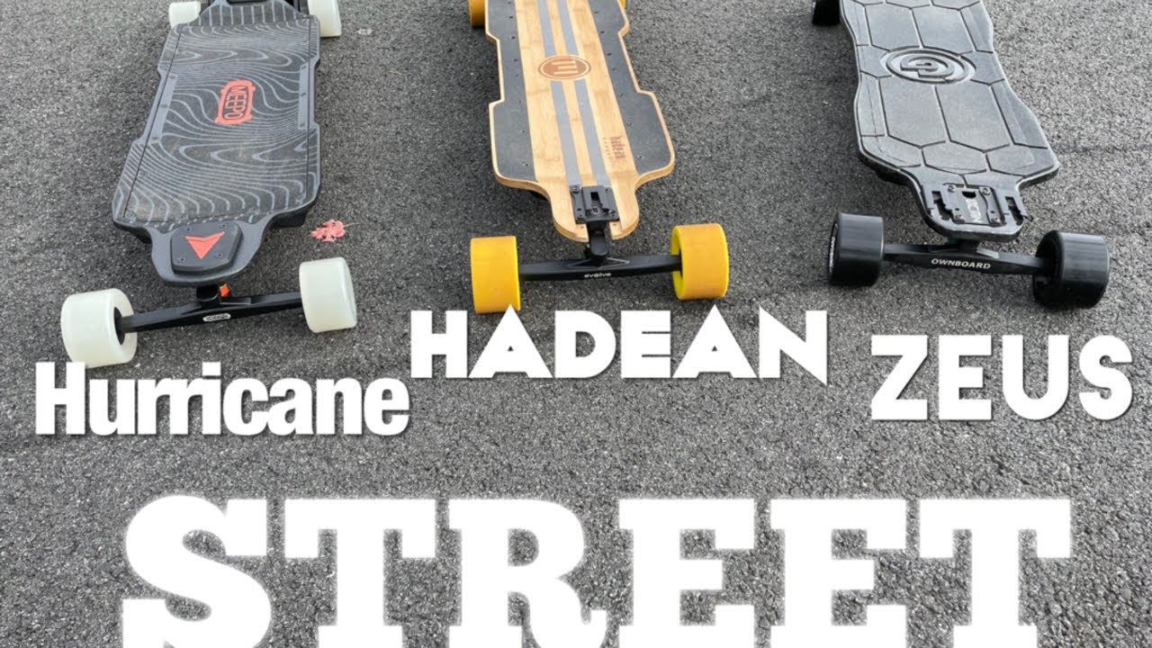 MEEPO HURRICANE VS EVOLVE HADEAN VS OWNBOARD ZEUS (street wheel edition)