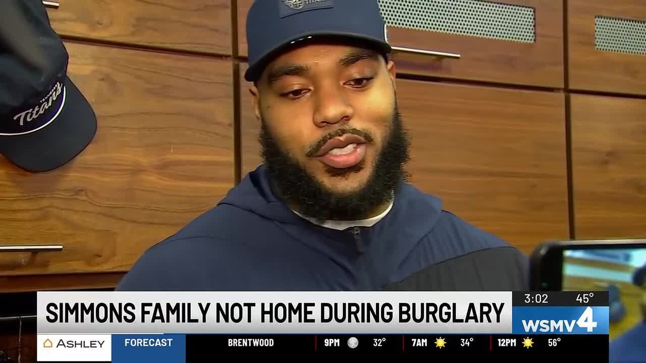 Tennessee Titans&rsquo; Jeffery Simmons tears up discussing recent break-in at his home