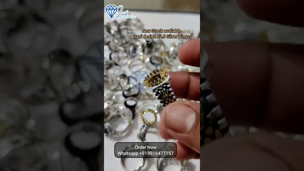 Silver Rings | #925silverring #irani #design #vip #rings #viralshort #tranding