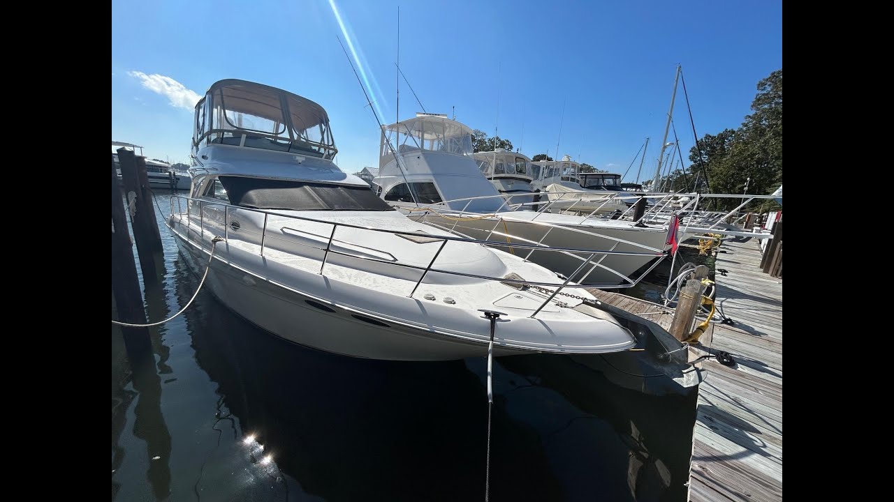 2001 Sea Ray 400 Sedan Bridge (diesel) - (Sold) - Todd Wittman- (410)310-6174