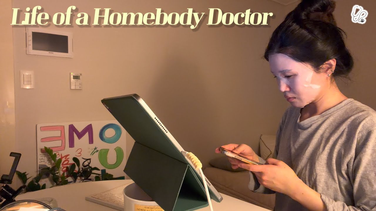 Eng, 한글)Life of a homebody doctor_Step3 Study start again, Swimming, Normal cozy life at home