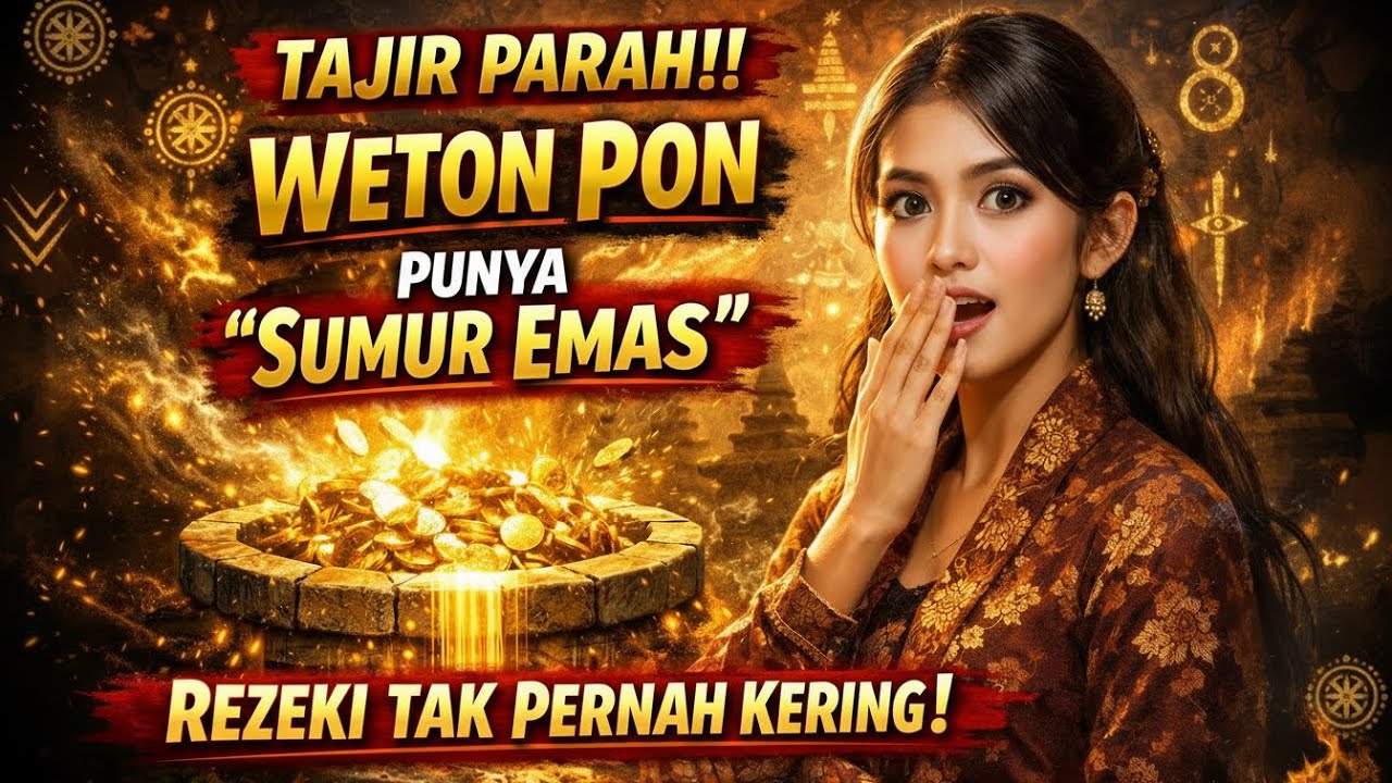 TAJIR PARAH‼️ WETON PON PUNYA ‘SUMUR EMAS’ – REZEKI TAK PERNAH KERING!!!
