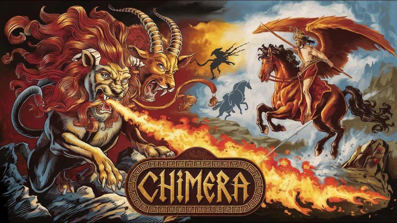 Chimera &ndash; ognisty potw&oacute;r z mitologii. Bestia z trzema głowami, kt&oacute;ra siała grozę w starożytności