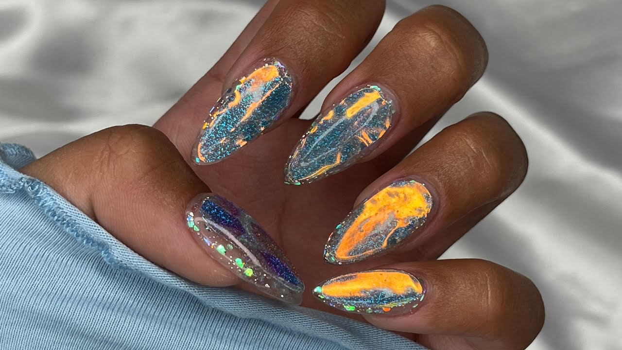✦ reflective aurora nails | korean nail trends | asmr ✦