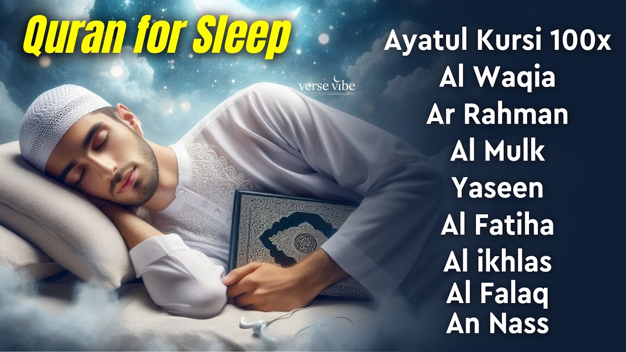 Beautiful Quran Recitation in Soft Voice | Al-Fatiha, Ayatul Kursi, Rahman, Mulk, Yasin, Al-Waqiah