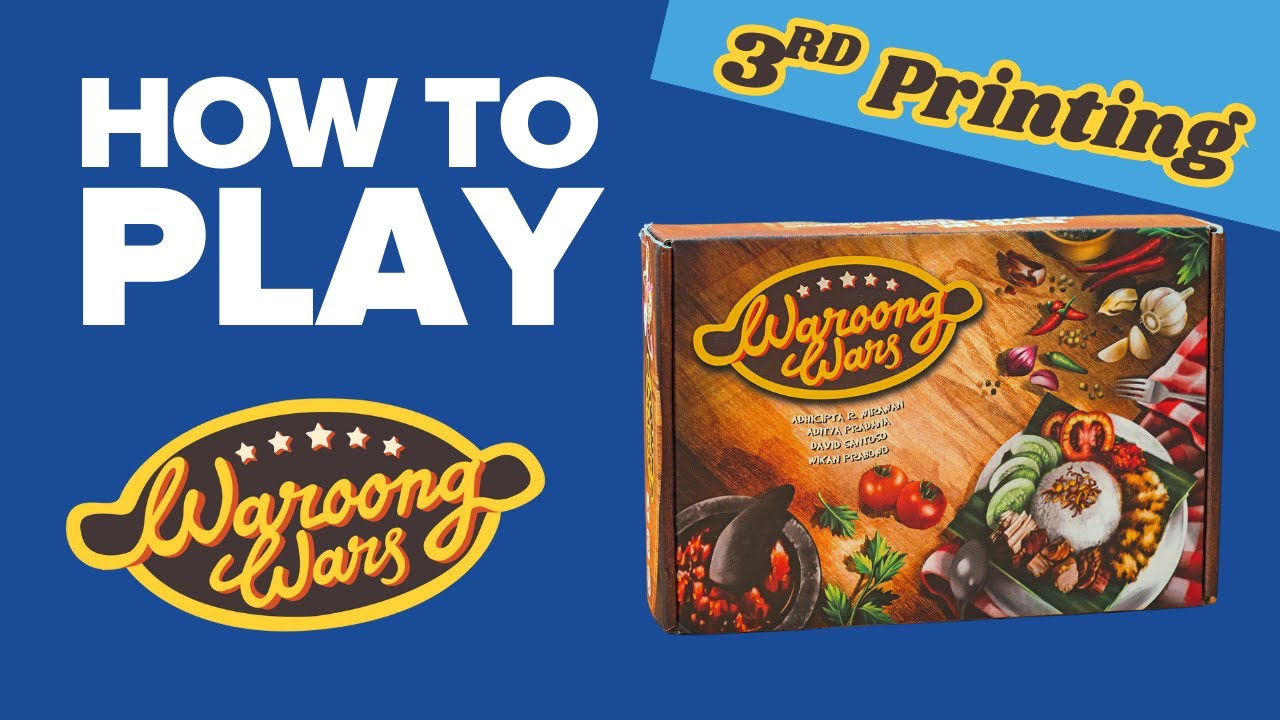 How To Play Waroong Wars 3rd Printing (Indonesia)