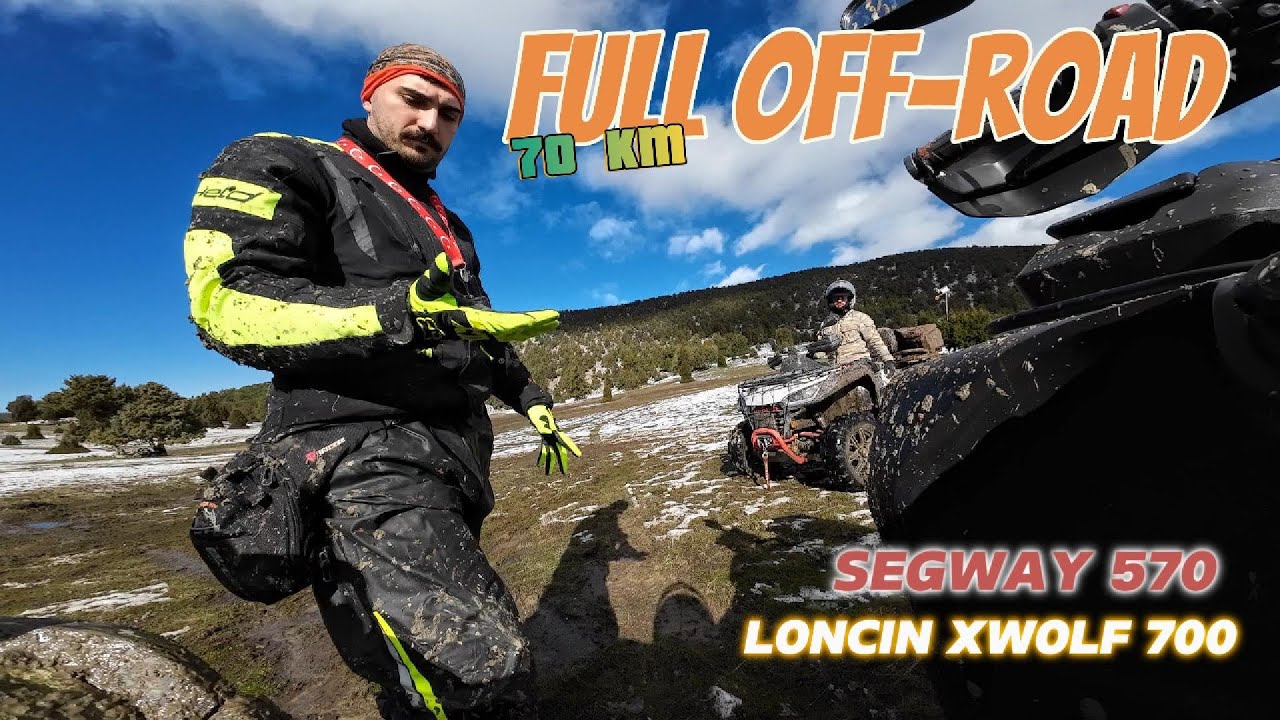 SEGWAY 570 - LONCIN XWOLF 700 - FULL OFF ROAD - SNOW - MUD - FOREST