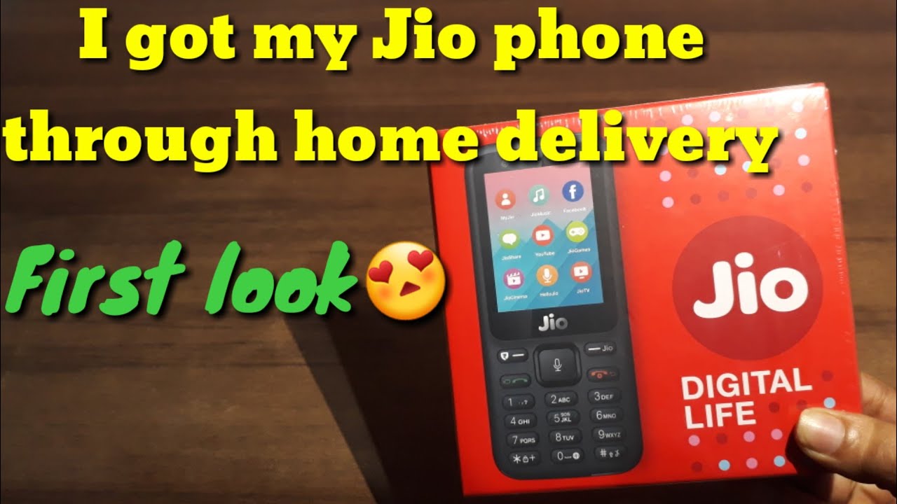 My new jio phone |Got through Home Delivery | Customer edition | First look