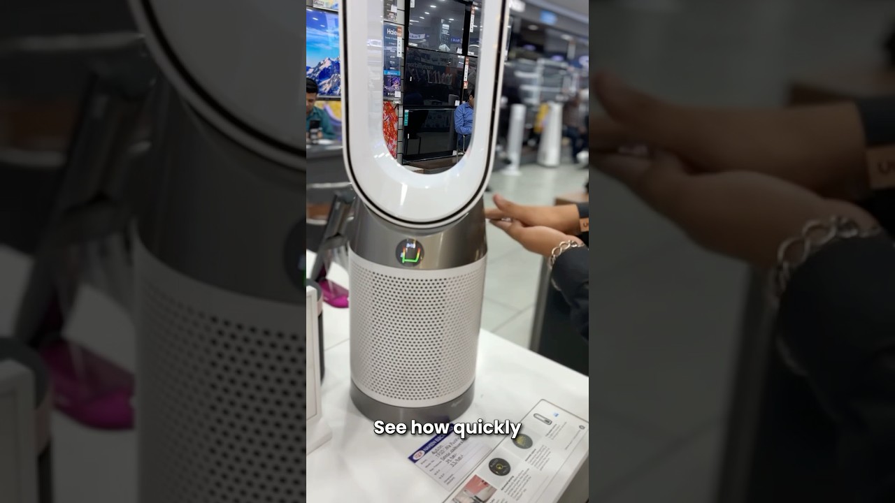 dyson air purifier demo #shorts #youtubeshorts #dyson