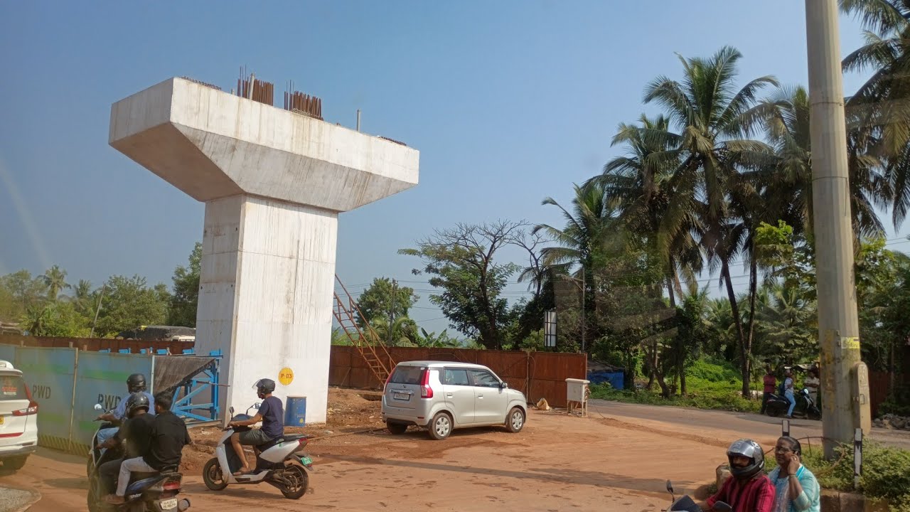 Porvorim Flyover NH 66 Goa November 2024