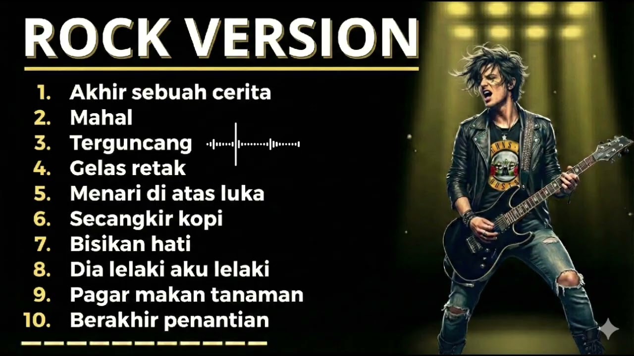 10 Lagu dangdut Versi Rock by Aqira 