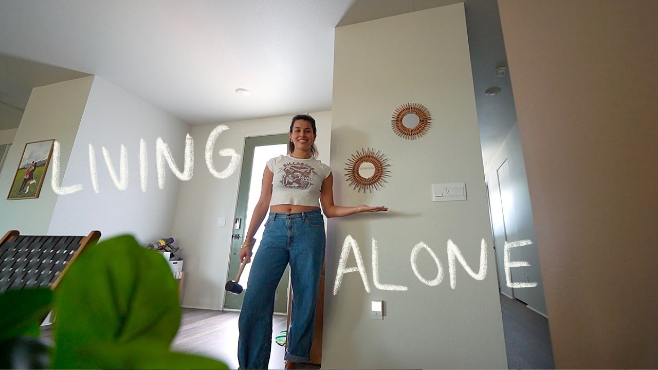 living alone vlog: being productive + my reset routine
