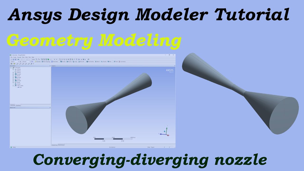 ANSYS DesignModeler Tutorial | How to Parametrize Geometric Dimensions (Revolve, Line, Sketch& More)