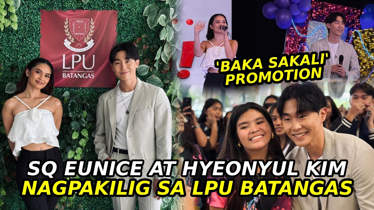 NAGPAKILIG Sila Singing Queen Eunice At Hyeonyul Kim Sa LPU Batangas | Eat Bulaga TVJ TV5 | AC