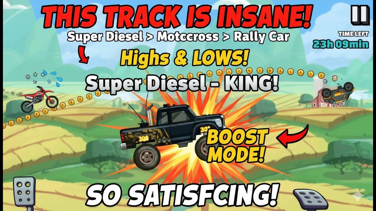 INSANE HILLS! My Super Diesel DOMINATES This Track! in Community Showcase (Diesel Downhill)