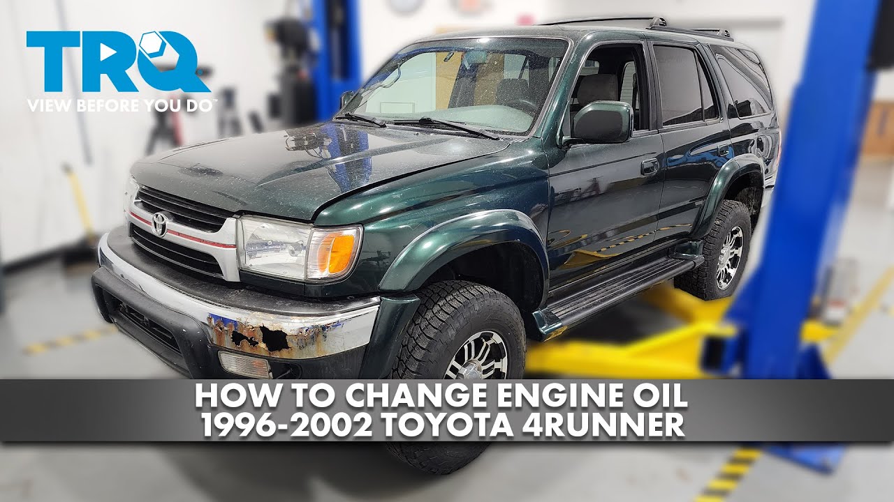 Как заменить масло в двигателе Toyota 4Runner 1996-2002 годов
