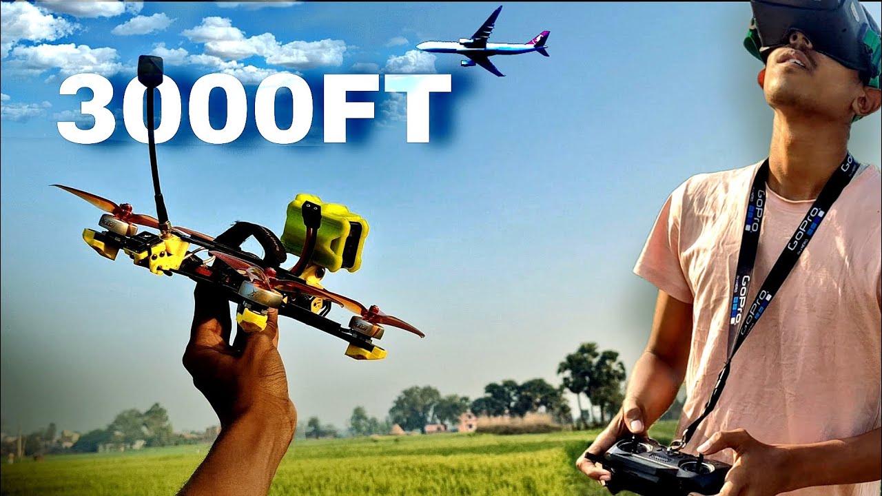 Sending My Drone Over 3000 Feet Where Planes Fly 😱