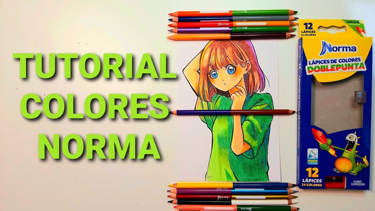 TUTORIAL LAPICES DE MADERA NORMA | COLORES NORMA | COMO COLOREAR CON LAPICES DE MADERA