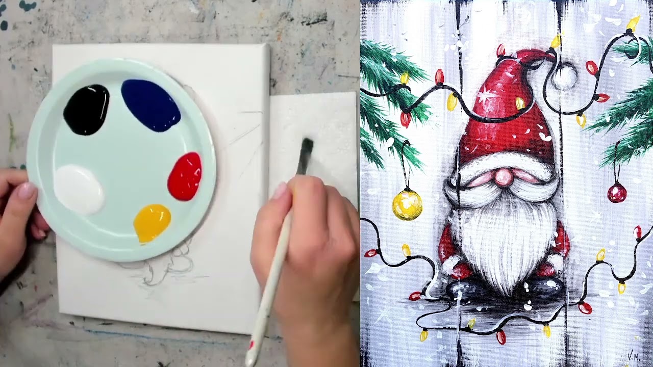 Gnome for the Holidays - Acrylic