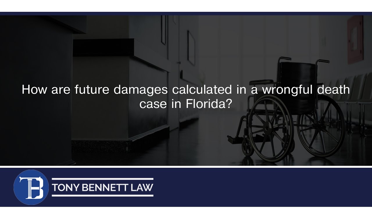 How are future damages calculated in a wrongful death case in Florida?
