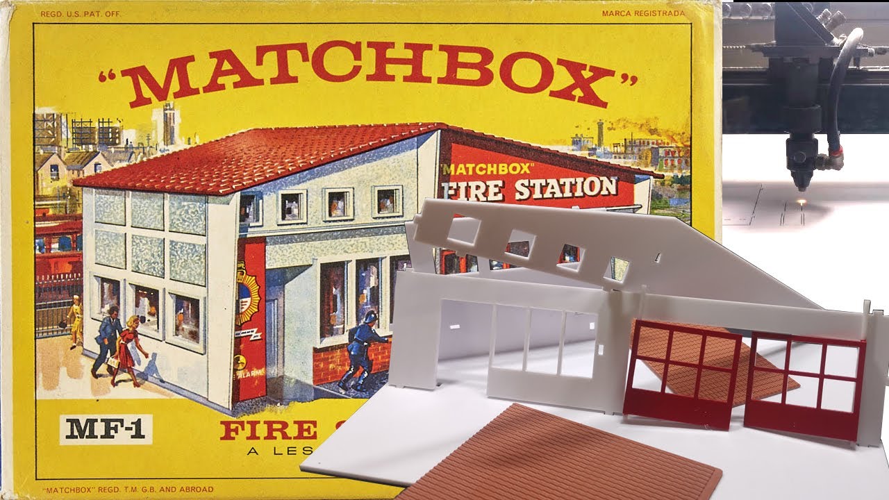 Сборка реплики Matchbox Fire Station MF1. Игрушка, литье.