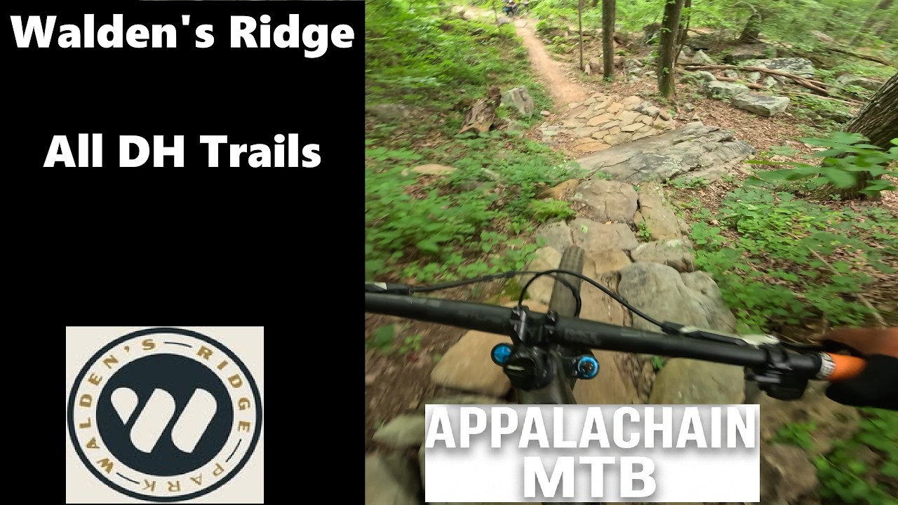Best Public MTB Park! -- Riding all Walden's Ridge MTB Trails - except Stone Mason . . it's crazy