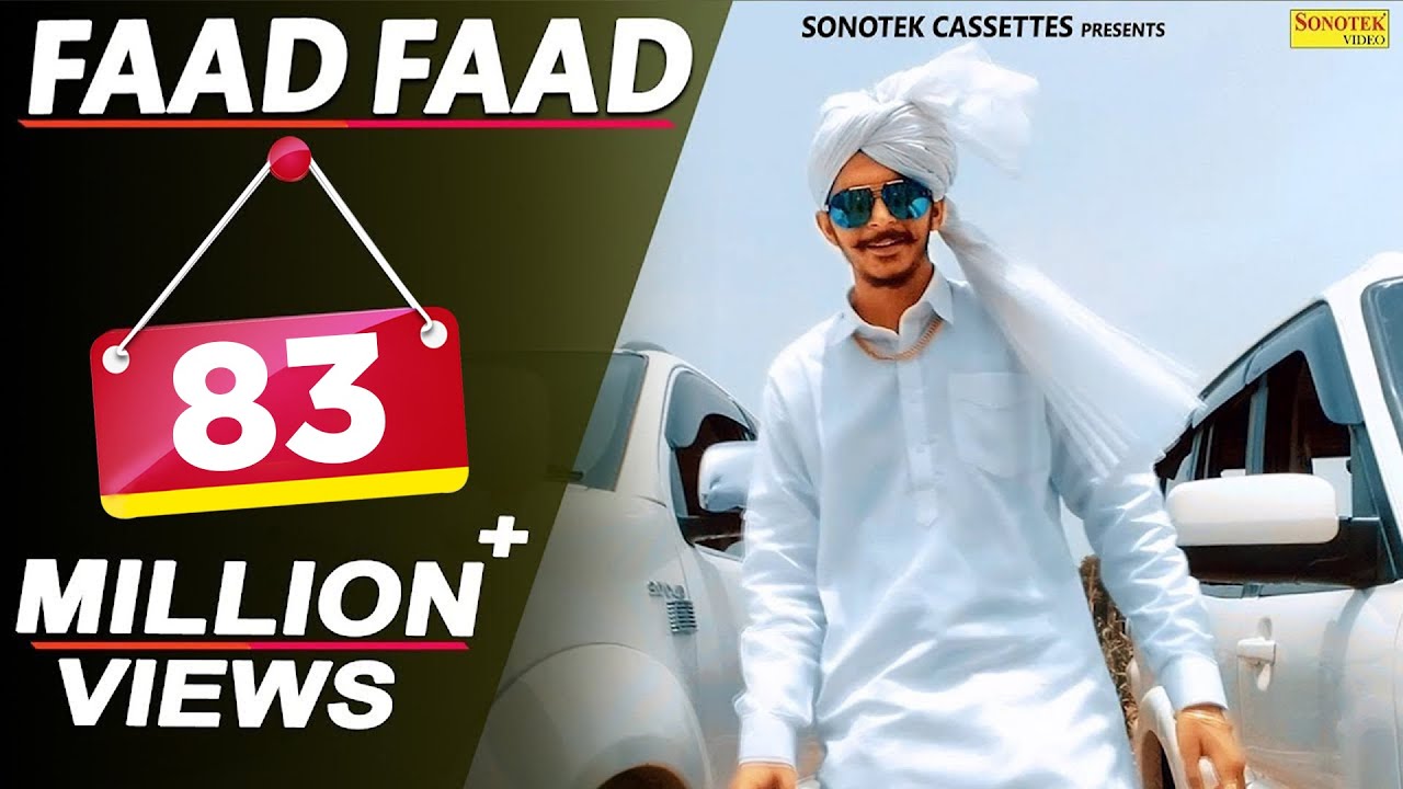 GULZAAR CHHANIWALA - FAAD FAAD (Official Video) | Latest Haryanvi Song | Haryanvi Song | Sonotek